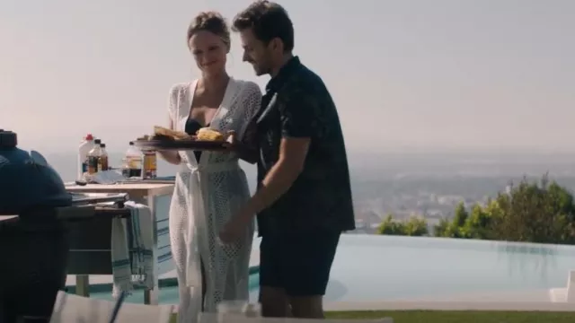 Moeva Ines Sleeveless Mesh Kaftan worn by Cassidy Sharp (Jennifer Morrison) as seen in This Is Us (S06E03)
