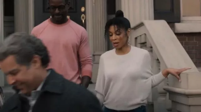 Club Monaco Gizal Dolman Sleeve Wool Sweater worn by Beth Pearson (Susan Kelechi Watson) as seen in This Is Us (S06E10)