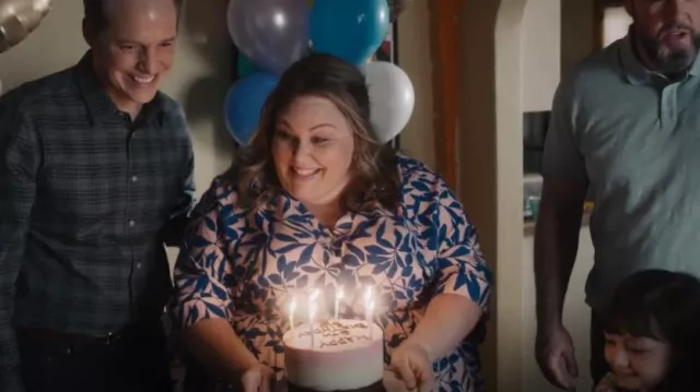 Eloquii Maxi Wrap Dress worn by Kate Pearson (Chrissy Metz) as seen in This Is Us (S06E12)