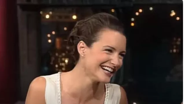 Earrings worn by Kristin Davis on Late Show with David Letterman on June 7, 2005