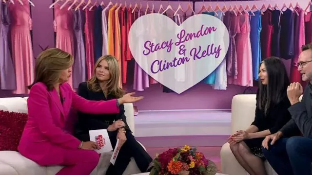 Michael Kors Georgina Blazer en laine à un bouton porté par Hoda Kotb comme on le voit dans Today with Hoda & Jenna le 26 décembre 2023