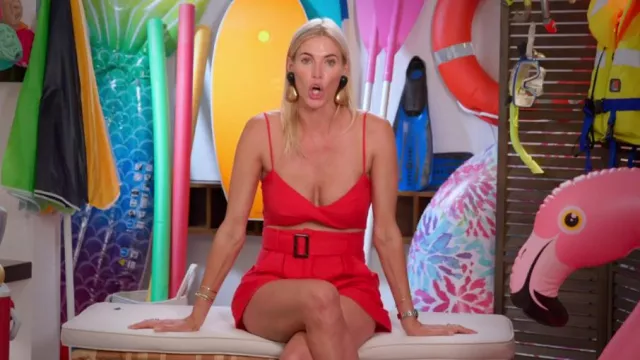 Matthew Bruch Pleated Short worn by Kristen Taekman as seen in The Real Housewives Ultimate Girls Trip  (S04E03)