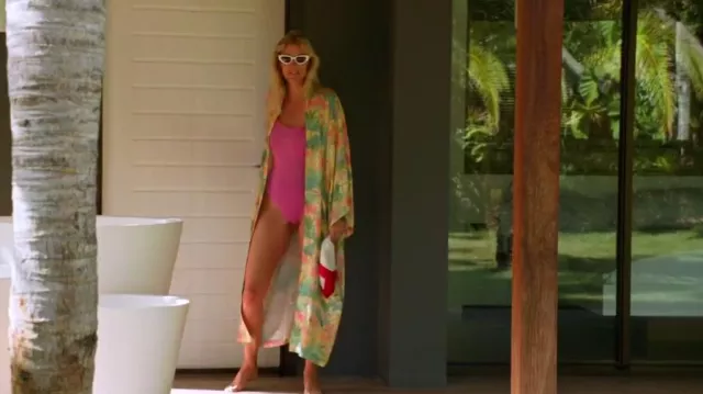 Spell Havana Maxi Robe In Multi worn by Kristen Taekman as seen in The Real Housewives Ultimate Girls Trip  (S04E04)