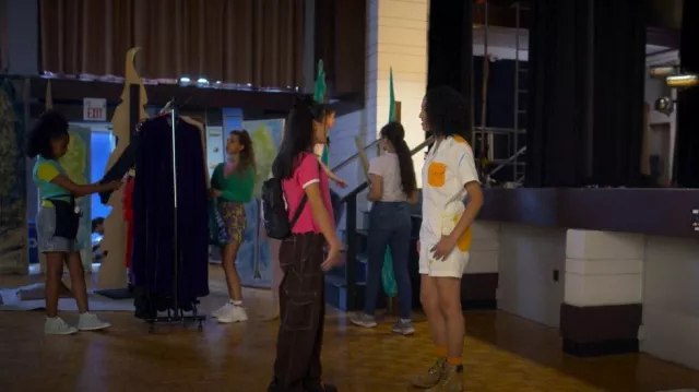 Dickies Regular Fit Ripstop Shortalls worn by Madison Spencer (Aaliyah Cinello) as seen in I Woke Up a Vampire (S01E03)