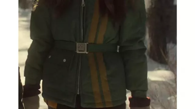 Belted Jacket worn by Dorothy ‘Dot’ Lyon (Juno Temple) as seen in Fargo (Season 5 Episode 7)