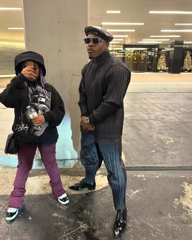 Issey Miayke Dark Brown Padded Pleats Jacket worn by DaBaby on the Instagram account @dababy