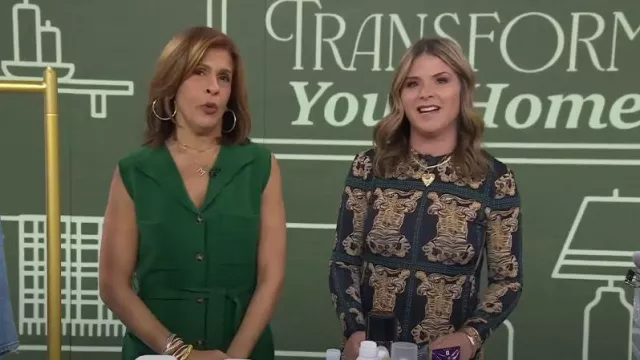 Robe gilet en tricot sans manches Lela Rose de Pearl portée par Hoda Kotb comme on le voit dans Today with Hoda & Jenna le 3 janvier 2024