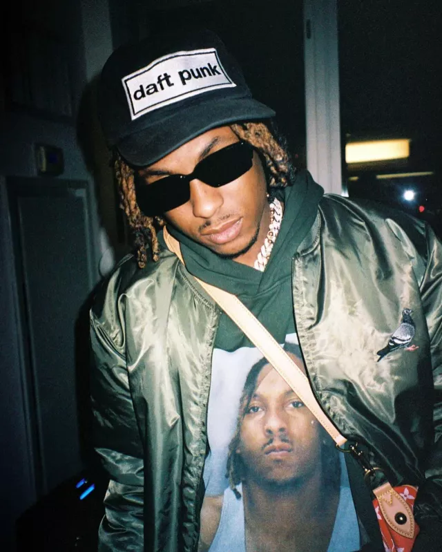 Enfants Riches Deprimes Black 'Daft Punk' Hat worn by Rich the Kid on ...