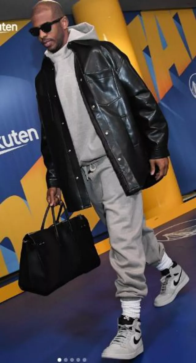 Jordan 1 Retro High Defiant 'NYC To Paris' portée par Chris Paul sur le compte Instagram @cp3