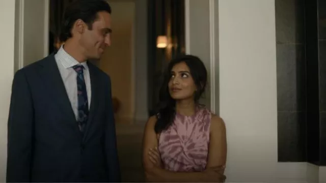 Free People Move­ment Love Tank worn by Corrie D'Souza (Pallavi Sharda) as seen in The Twelve (S01E01)