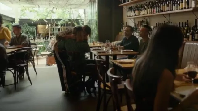 Adidas Originals Adicolor Three Stripe Wide-Legged Pants in Black worn by Vanessa Young (Catherine Văn-Davies) as seen in The Twelve (S01E04)
