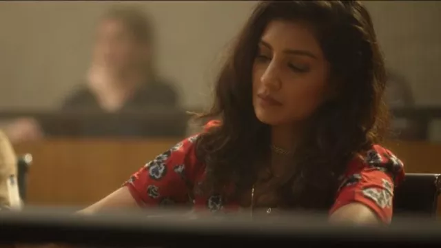 Kate Moss Topshop Poppy Mini Dress worn by Corrie D'Souza (Pallavi Sharda) as seen in The Twelve (S01E05)