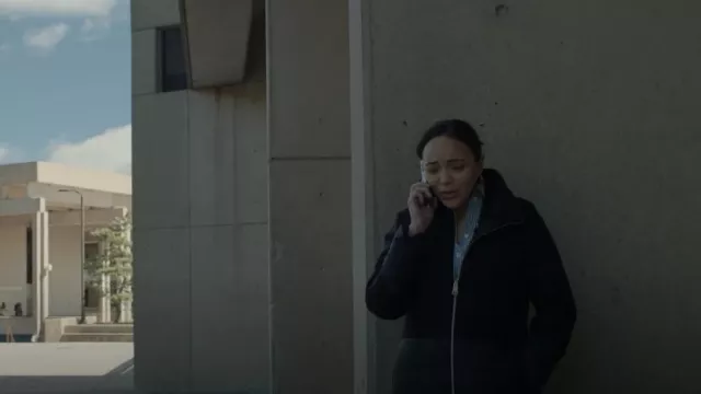 Herno Nuage Wool-Blend Puff Down Jacket worn by Dr. Ana Lasbrey (Ashley Madekwe) as seen in Dr. Death (S02E07)