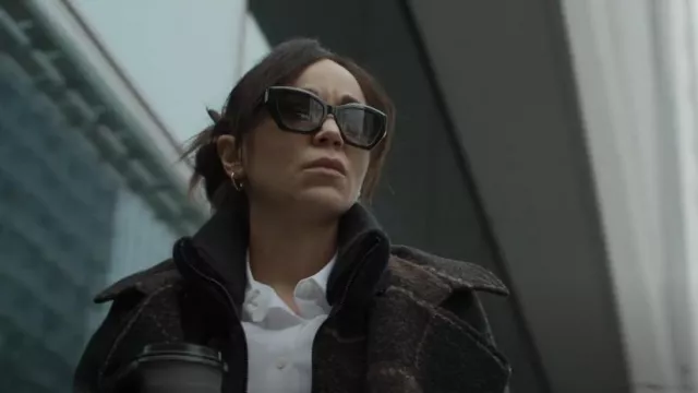 Burberry Cat Eye Sunglasses worn by Dr. Ana Lasbrey (Ashley Madekwe) as seen in Dr. Death (S02E08)