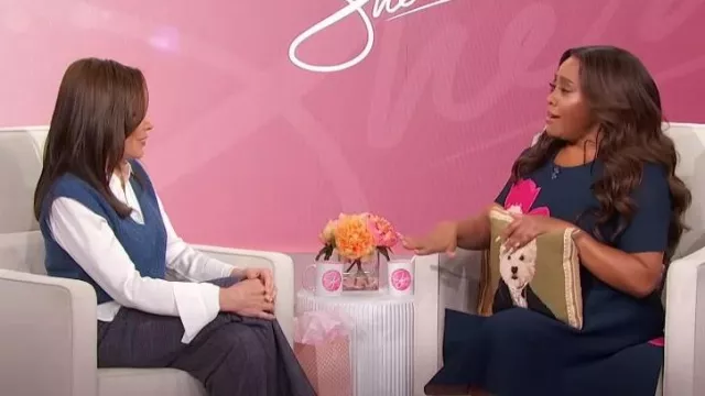 Veronica Beard Arida Knit Vest worn by Melissa Rivers as seen in Sherri on January 9, 2024