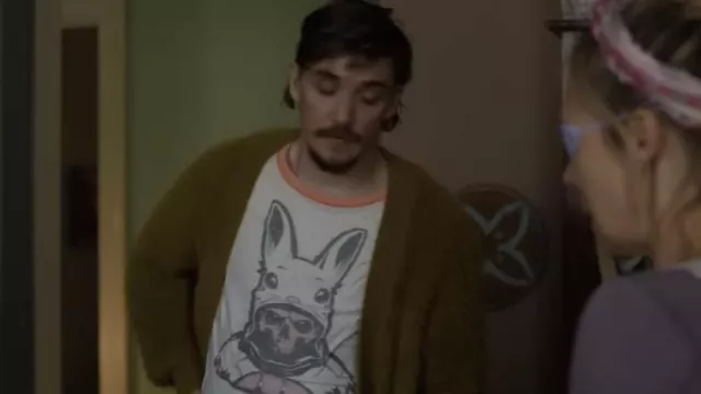 Rabbit tee worn by Benson (Kyle Gallner) as seen in The Passenger movie