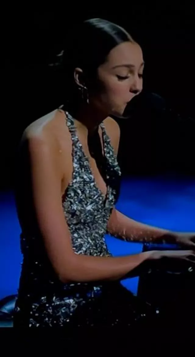 Marland Backus Bow Earrings worn by Olivia Rodrigo at Performing on Snl, on December 9, 2023