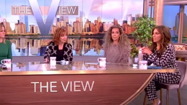 Anine Bing Aiden Pull On Pants worn by Alyssa Farah as seen in The View on January 11, 2024