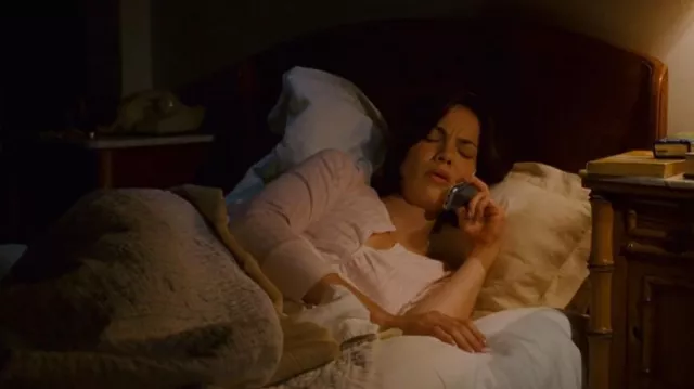 Pink Pajama Top and Pants worn by Hannah (Michelle Monaghan) as seen in Made of Honor