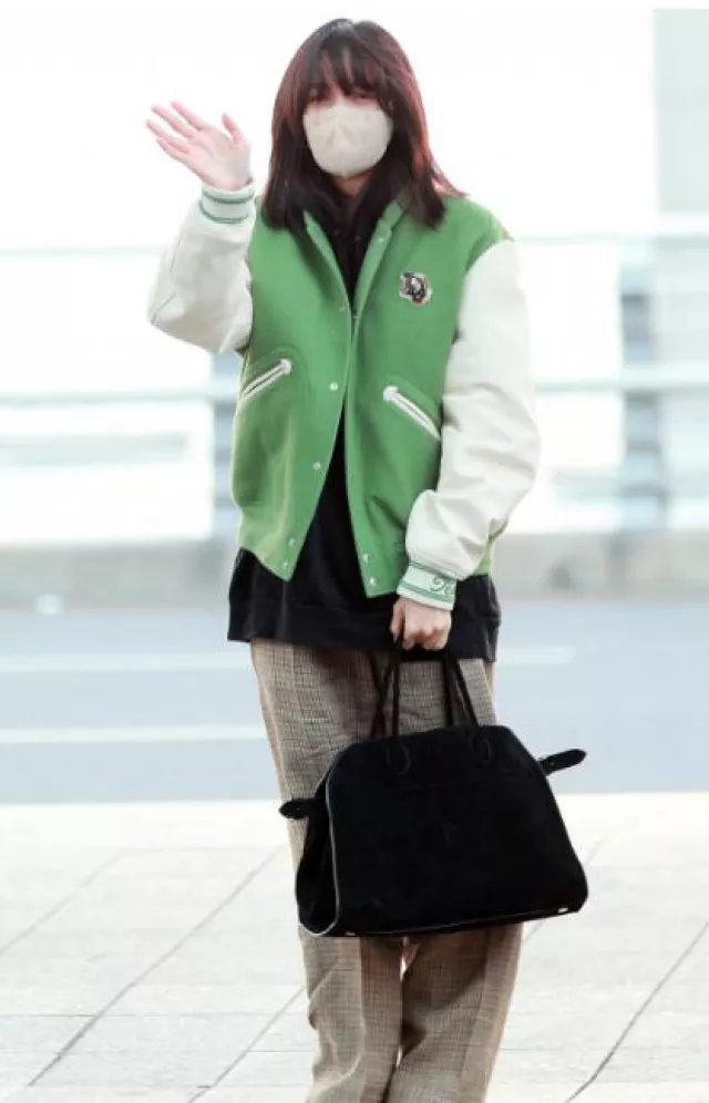 Dior x Denim Tears Blouson worn by Lisa at Incheon Airport on January 14, 2024