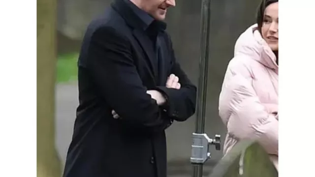 Mens wool coat of Joe Burkett (Richard Armitage) in Fool Me Once ...