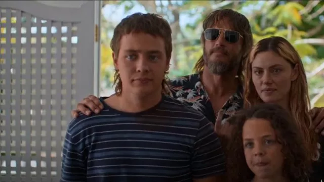 Ray Ban RB 3560 Colonel worn by Lyle Orlik (Travis Fimmel) as seen in Boy Swallows Universe (S01E02)