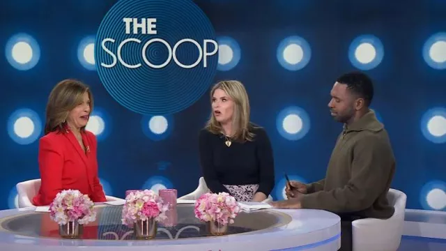 Isabel Marant Lewin Sweater worn by Justin Sylvester as seen in Today with Hoda & Jenna on January 22, 2024