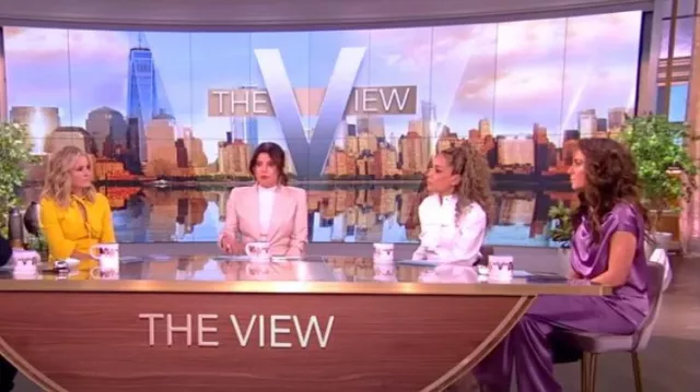 The Sei Wide Leg Trouser worn by Alyssa Farah as seen in The View on January 22, 2024