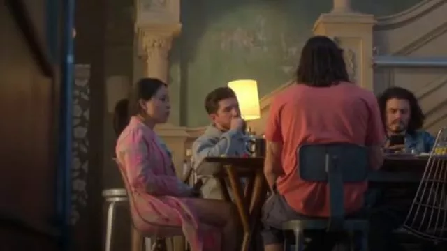 Bp. Plaid Flannel Robe In Pink Chateau Keith Buffalo worn by Mariana Adams Foster (Cierra Ramirez) as seen in Good Trouble (S05E14)