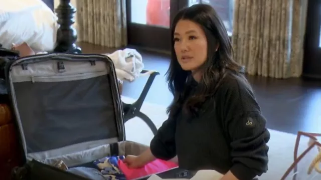 Alo Yoga Muse Hoodie worn by Crystal Kung Minkoff as seen in The Real Housewives of Beverly Hills (S13E13)