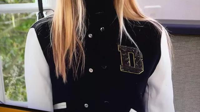 Lara Fabian's Teddy Jacket in Star Academy January 25, 2024