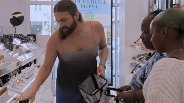 The Row Kula Ombr Voile Maxi Dress worn by Jonathan Van Ness as