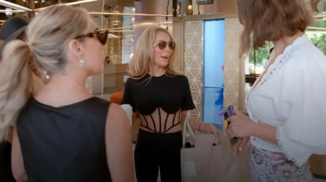 Rta An­ge­lo Top worn by Lisa Hochstein as seen in The Real Housewives of Miami (S06E14)