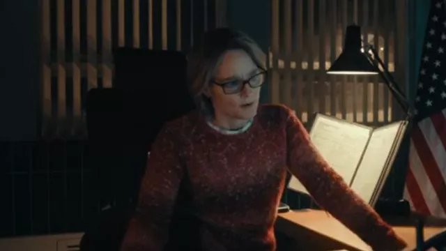 Talbots Crew Neck Sweater worn by Jordan Semyon (Kelly Reilly) as seen in True Detective (S04E02)