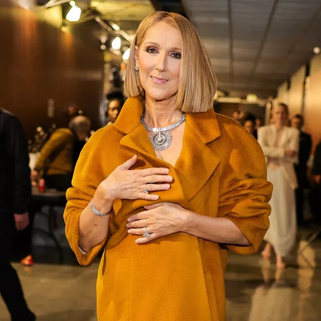 Tiffany & Co. Dandelion Necklace worn by Celine Dion at Grammy Awards on February 4, 2024