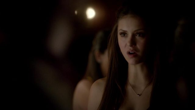 The necklace of Elena Gilbert (Nina Doberv) in The Vampire Diaries