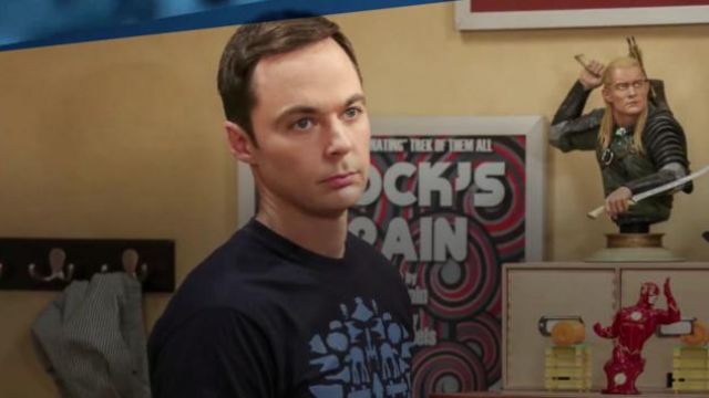 The T-shirt vessels Star Wars from Sheldon Cooper in The Big Bang Theory S10E04
