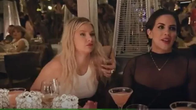 JGR & STN Erin Crop Tank worn by Ariana Madix as seen in Vanderpump Rules (S11E02)