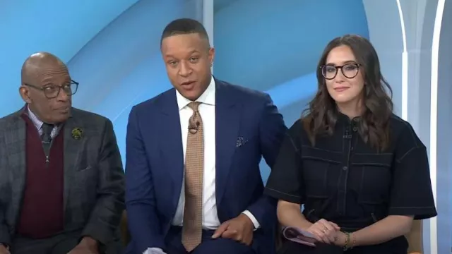 & Other Stories Short-Sleeve Utility Jumpsuit worn by Savannah Sellers as seen in Today on February 8, 2024