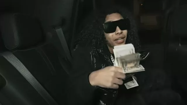 Rick Owens Black 'Documenta' Sunglasses worn by DD Osama in YEH music video