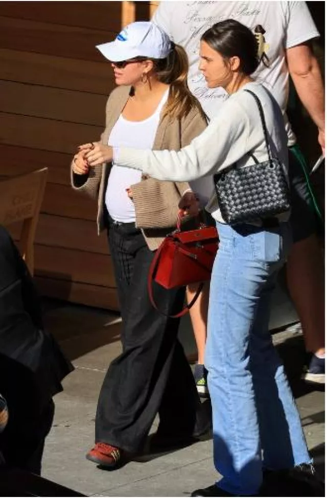 Adidas Samba worn by Sofia Richie in Beverly Hills on February 8, 2024