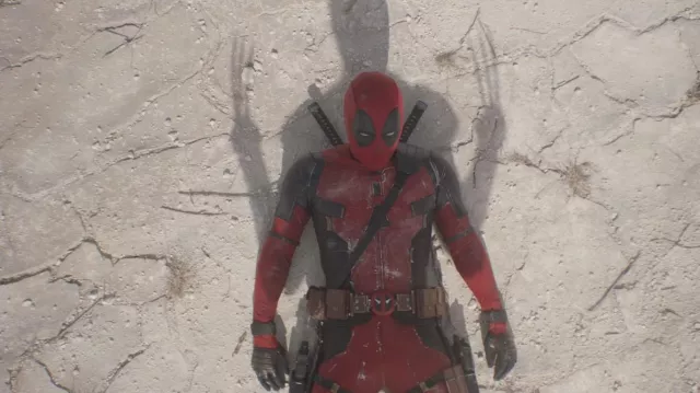 Deadpool belt costume worn by Wade Wilson (Ryan Reynolds) as seen in Deadpool 3 movie wardrobe