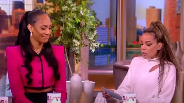 A.L.C. Jensen Sweater worn by Sunny Hostin as seen in The View on February 9, 2024