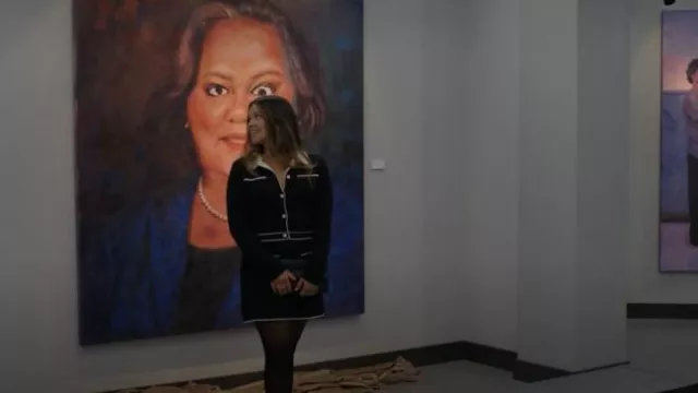 Oak And Fort Mini Skirt worn by Nell Serrano (Gina Rodriguez) as seen in Not Dead Yet (S02E02)
