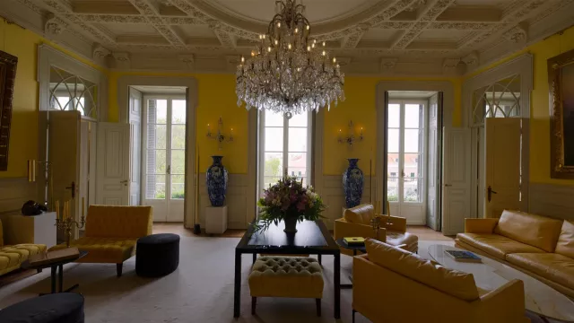 Verride Palácio de Santa Catarina Hotel en Lisboa como se ve en El viajero reacio con Eugene Levy (S01E07)
