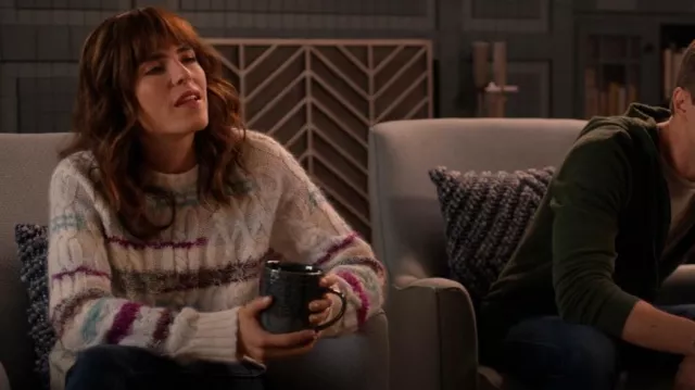 Tanya Taylor Lora Knit Top usado por Marina (Karla Souza) como se ve en Economía Doméstica (T02E13)