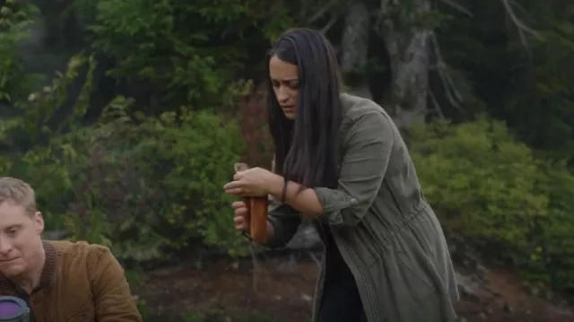 Treasure & Bond Linen Blend Field Jacket worn by Asta Twelvetrees (Sara Tomko) as seen in Resident Alien (S02E04)