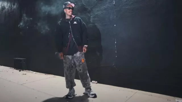 Balenciaga Black Round Dynamo Sunglasses worn by Wiz Khalifa in Whole Pound [Official Music Video]