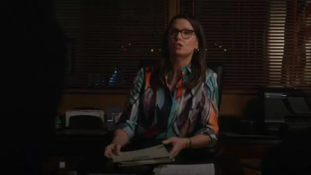 Gabriella Hearst Henri Blouse Worn By Erin Reagan (bridget Moynahan) As 