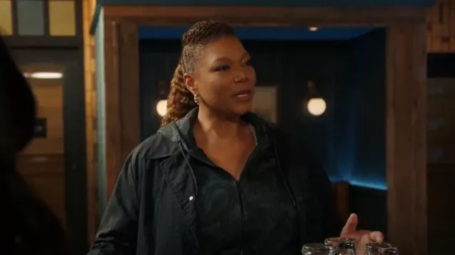 Etro Paisley Print Zip Up Hoodie worn by Robyn McCall (Queen Latifah) as  seen in The Equalizer (S04E01)